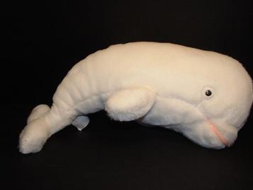 FIESTA VIS BELOEGA VELOURS WIT MET ROZE MOND EN ZWARE  beschikbaar voor biedingen