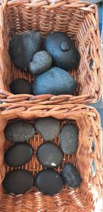 Hotstone massage stenen met mandjes, Ophalen, Zo goed als nieuw, Hotstone