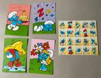 Smurfen vintage stickervel en 4 beloningskaartjes De Stulp, Verzamelen, Ophalen of Verzenden, Zo goed als nieuw, Verschillende Smurfen