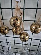 3 hangende kerst belletjes goud, Diversen, Kerst, *, *, Nieuw, Ophalen of Verzenden
