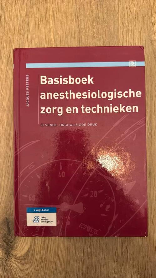 Basisboek anesthesiologische zorg en technieken, Boeken, Studieboeken en Cursussen, Zo goed als nieuw, Ophalen of Verzenden