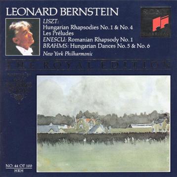LISZT BRAHMS ENESCU Romanian rhapsody CD BERNSTEIN SONY  beschikbaar voor biedingen