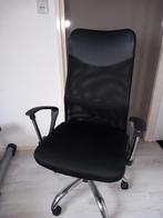 Zwarte bureaustoel, Huis en Inrichting, Ophalen, Gebruikt, Zwart, Bureaustoel