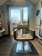 1 kappersstoel met pompfunctie, Huis en Inrichting, Stoelen, Ophalen, Gebruikt, Kappersstoel, Leer