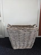 Rieten mand 45x45x32 cm, Mand, Vierkant, Ophalen of Verzenden, Zo goed als nieuw