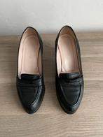 Mooie zwart leren pumps- maat 38,5, Schoenen met lage hakken, Zwart, Ophalen of Verzenden, Zo goed als nieuw