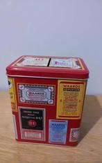 Vintage Douwe Egberts Theebus Spaarpot, Verzamelen, Blikken, Ophalen of Verzenden, Gebruikt, Thee, Douwe Egberts