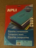 Transparante etiketten A4, Ophalen of Verzenden, Nieuw