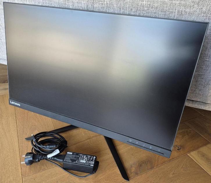 Lenovo L24i-10 IPS monitor - 24 inch - HDMI, Computers en Software, Monitoren, Gebruikt, HDMI, VGA, Hoofdtelefoonaansluiting, Kantelbaar