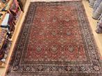 Vintage handgeknoopt oosters tapijt sarough 355x251, 200 cm of meer, 200 cm of meer, Gebruikt, Rechthoekig