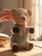 Vintage Houten Beer beeld, Antiek en Kunst, Ophalen of Verzenden