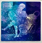 Michael Jepkes (1938) Ets Aquatint Zodiac Waterman Nr. 1/35, Antiek en Kunst, Kunst | Etsen en Gravures, Ophalen of Verzenden