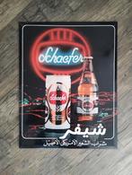 Schaefer bier reclamebord, zeldzame uitvoering, Ophalen of Verzenden, Gebruikt, Reclamebord