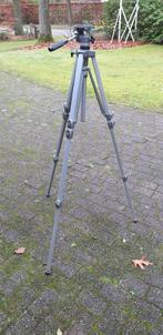 Vintage opvouwbaar aluminium statief /tripod voor foto/video, Ophalen, Zo goed als nieuw, Minder dan 150 cm, Driepoot