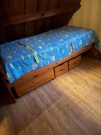 Bed met kastjes (zonder matras), Huis en Inrichting, Ophalen, Wit, Tweepersoons, 140 cm