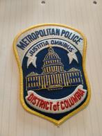 Usa , washington , Metropolitan Police patch, Verzenden, Overige soorten, Amerika, Embleem of Badge