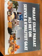 Supermarkt reclame borden, Ophalen of Verzenden, Zo goed als nieuw, Deurposter of groter