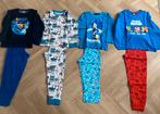 Pyjamapakket Sonic, graafmachines, Paw Patrol en super Mario, Ophalen of Verzenden, Zo goed als nieuw, Maat 128