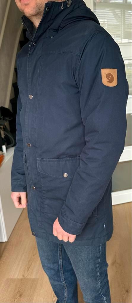 Fjallraven Greenland Winter Parka - Maat S - Navy, Kleding | Heren, Jassen | Winter, Gedragen, Maat 46 (S) of kleiner, Blauw, Ophalen of Verzenden