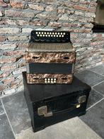 Hohner accordeon met koffer, Ophalen, Gebruikt, Met koffer, Knopaccordeon