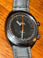 Omega Chronostop Geneve mechanisch vintage horloge, Ophalen of Verzenden, Zo goed als nieuw, Leer, Omega