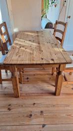 Mexicaans grenen eettafel, Huis en Inrichting, Ophalen, Rechthoekig, 50 tot 100 cm