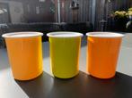 Tupperware bewaarbussen 1,25 L (3 st.), Huis en Inrichting, Keuken | Tupperware, Ophalen of Verzenden, Gebruikt, Geel, Bus of Trommel