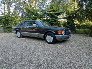 Mercedes Oldtimer 560 SEC C126 W126 in een unieke staat. beschikbaar voor biedingen