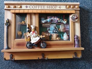 Decoratief Sleutelrek - Koffie Shop Design beschikbaar voor biedingen