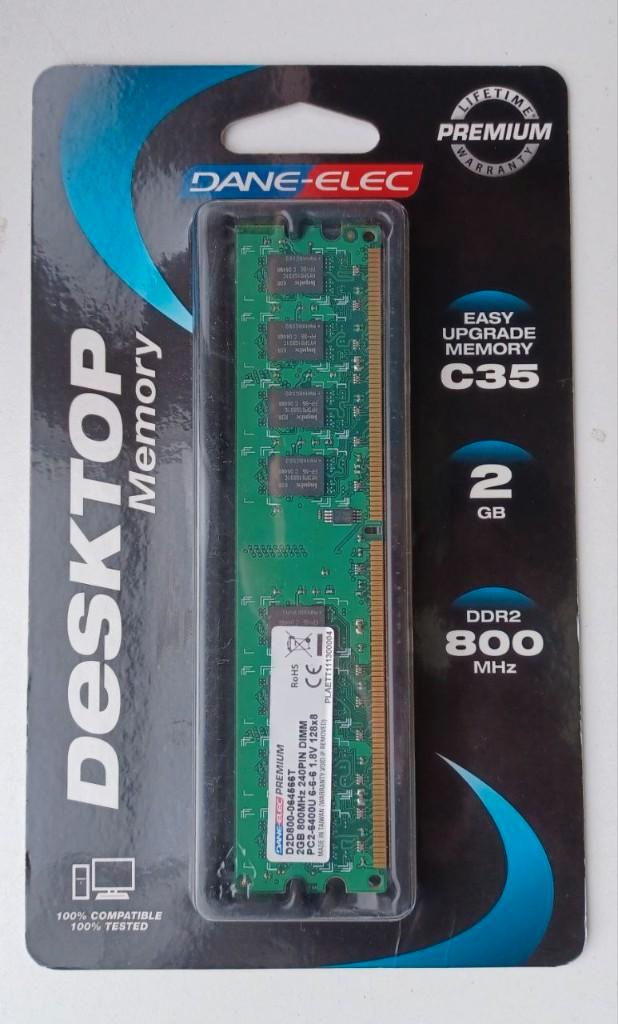 Nieuwe desktop geheugen, Computers en Software, RAM geheugen, Nieuw, Desktop, 2 GB, DDR2, Ophalen of Verzenden