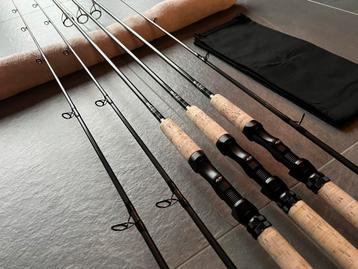 3 x Bart Bakker Baton Custom 10ft 1K-1K 2,75lbs ALS NIEUW beschikbaar voor biedingen
