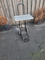 Vis transport karretje inklapbaar, Ophalen, Rechthoekig, Hout