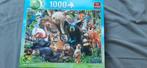 Puzzel dieren, Hobby en Vrije tijd, Denksport en Puzzels, Ophalen, 500 t/m 1500 stukjes, Zo goed als nieuw, Legpuzzel