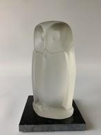 Glazen uil H. M. Laupman voor Glasfabriek Leerdam, Antiek en Kunst, Antiek | Glas en Kristal, Ophalen of Verzenden