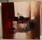 2 schilderijen (1x1m en 60x60cm), Ophalen