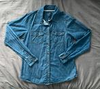 Leuke lange mouwen spijkerblouse mt S jeans blouse stars, Anti Blue, Blauw, Ophalen of Verzenden, Zo goed als nieuw