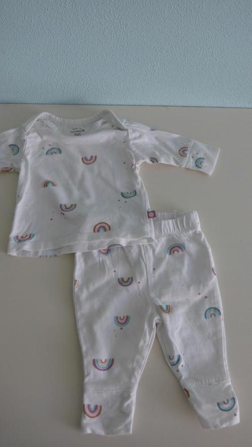 Setje shirtje met legging met regenbogen maat 56 Prenatal, Kinderen en Baby's, Babykleding | Maat 56, Gebruikt, Meisje, Setje