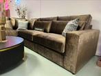 Luxe Velvet Hoekbank Pocket 250x310cm Luxury Brown NEW Uniek, Info@oosterbaanwonen.nl, Hoekbank, Ophalen of Verzenden, Venus 31 8448 CE Heerenveen