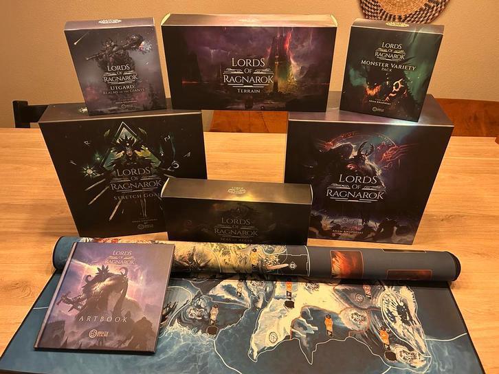 Lords of Ragnarok - All in | Sundrop, Hobby en Vrije tijd, Gezelschapsspellen | Bordspellen, Zo goed als nieuw, Een of twee spelers