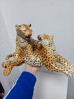 Ronzan luipaarden beeld keramiek art Italië design, Ophalen of Verzenden