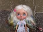 Prachtige custom blythe doll Ivy met gekleurd haar., Ophalen of Verzenden, Zo goed als nieuw, Pop