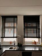 Zwarte jaloezieën hout Dutchblinds, Huis en Inrichting, Stoffering | Gordijnen en Lamellen, Ophalen, Zwart, 50 tot 100 cm, Zo goed als nieuw