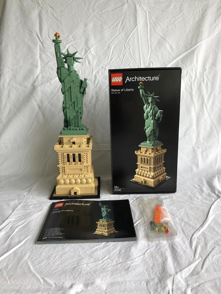 Lego Architecture 21042 - Statue of Liberty - O62, Kinderen en Baby's, Speelgoed | Duplo en Lego, Zo goed als nieuw, Lego, Complete set