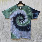 Spiral tie dye groen - grijs - zwart t-shirt unisex maat XL, Spiral Creaties, Zwart, Ophalen of Verzenden, Maat 56/58 (XL)