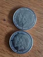 2x 1 gulden,  dubbele kop, 1980., Postzegels en Munten, Munten | Nederland, Ophalen of Verzenden, Koningin Beatrix, 1 gulden