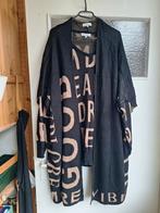 Zhenzi 2-delige Set: Trui & Mouwloos Lang Vest/Gilet - L XL, Zhenzi, Zwart, Maat 46/48 (XL) of groter, Ophalen of Verzenden