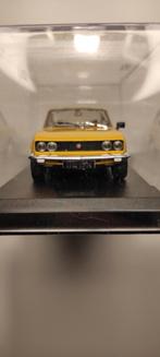 Fiat 124 sport oranje 1971 1:43 in vitrinedoosje, Ophalen of Verzenden, Nieuw, Auto, Overige merken