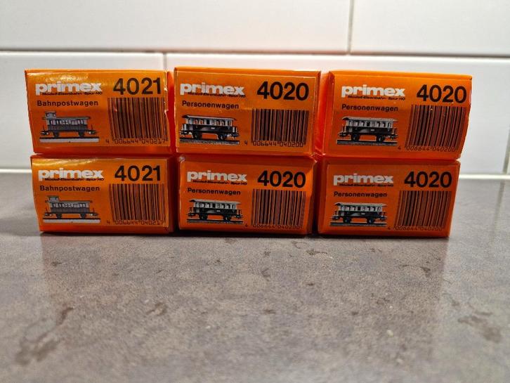 Primex personen wagons, Hobby en Vrije tijd, Modeltreinen | H0, Nieuw, Wagon, Wisselstroom, Märklin, Analoog, Ophalen
