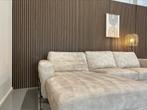 Hoekbank - Beige - Velvet - Nette Staat, Ophalen of Verzenden, Zo goed als nieuw, 150 cm of meer, Vierpersoons of meer