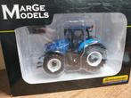 Te koop Marge Models New Holland T7.315 Bleu., Hobby en Vrije tijd, Ophalen of Verzenden, Zo goed als nieuw, Tractor of Landbouw